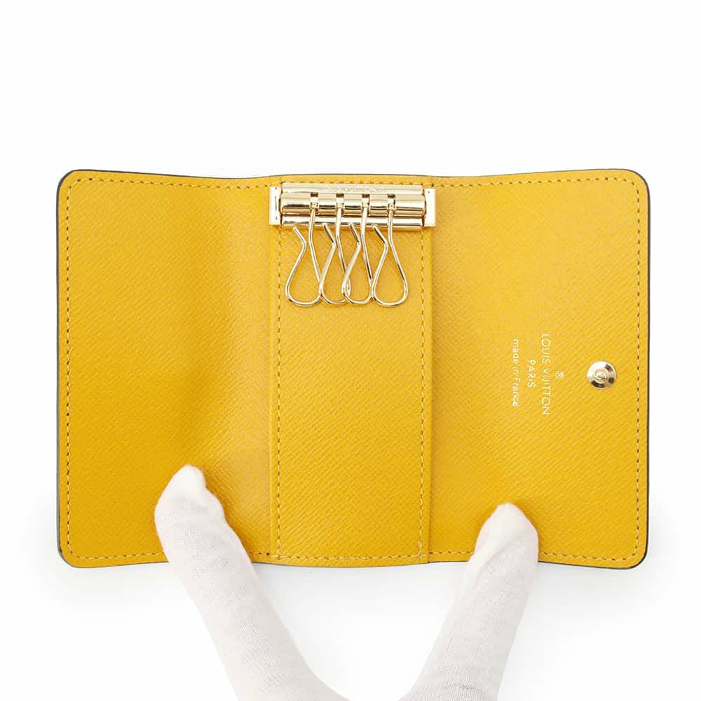 ルイヴィトン キーケース モノグラム 4連キーケース ミュルティクレ4 M83648 LOUIS VUITTON イエロー 日本限定