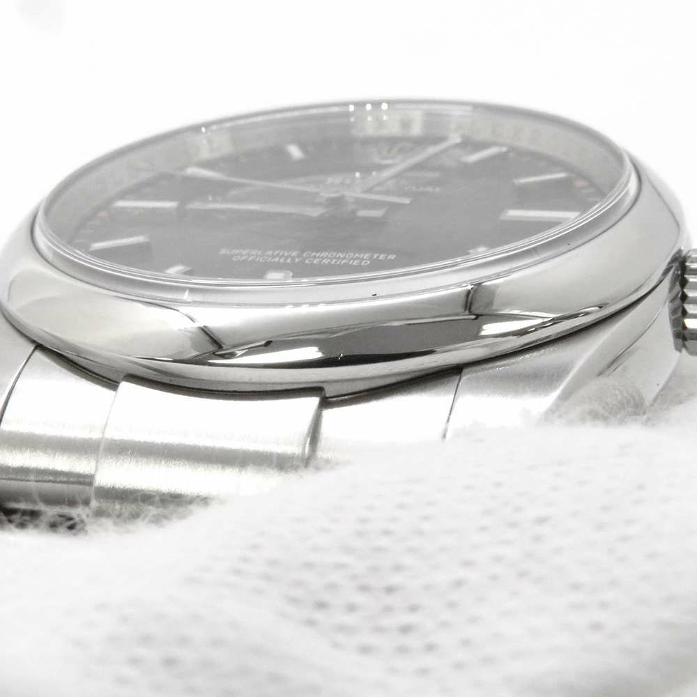 ロレックス オイスターパーペチュアル ランダムシリアル ルーレット 114200  オリーブグリーン文字盤