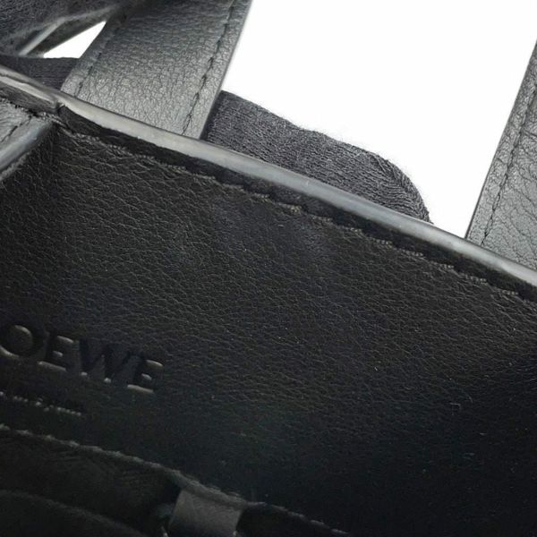 ロエベ ハンドバッグ ハンモック コンパクト カーフレザー A538H13X10 LOEWE 2wayショルダーバッグ 黒