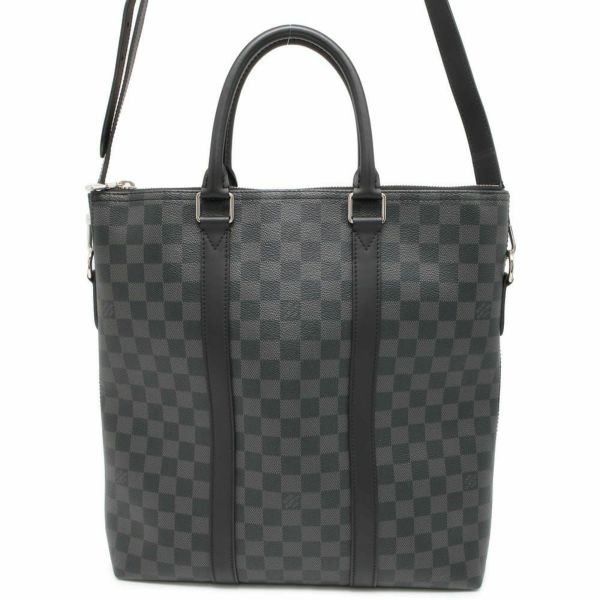 ルイヴィトン トートバッグ ダミエ・グラフィット アントン・トート N40000 LOUIS VUITTON ビジネスバッグ 黒 ブラック