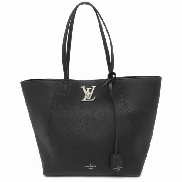 ルイヴィトン トートバッグ カーフレザー ロックミー・カバ M42291 LOUIS VUITTON ショルダーバッグ 黒 ブラック