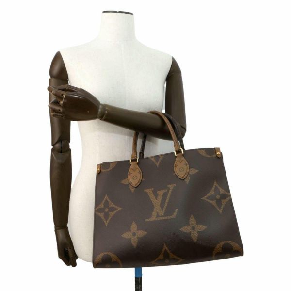 ルイヴィトン トートバッグ モノグラム・リバース ジャイアント オンザゴーMM M45321 LOUIS VUITTON ハンドバッグ