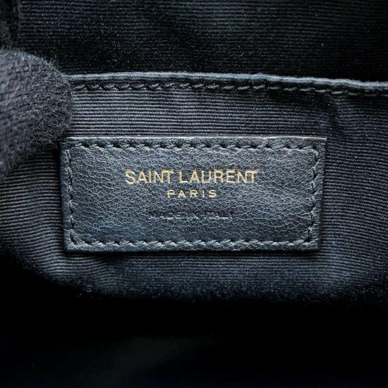 サンローランパリ ショルダーバッグ ルー カメラバッグ レザー 612544 SAINT LAURENT PARIS 黒