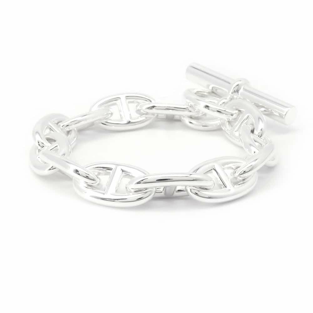 エルメス ブレスレット シェーヌダンクルGM 12コマ SV925シルバー HERMES ジュエリー