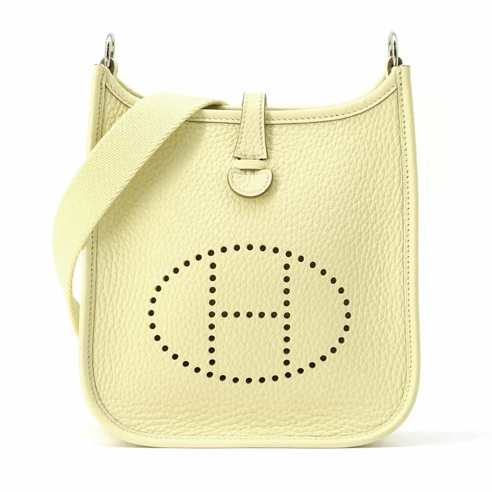エルメス エブリンTPM アマゾン ジョーヌミルトン/シルバー金具 トリヨクレマンス W刻印