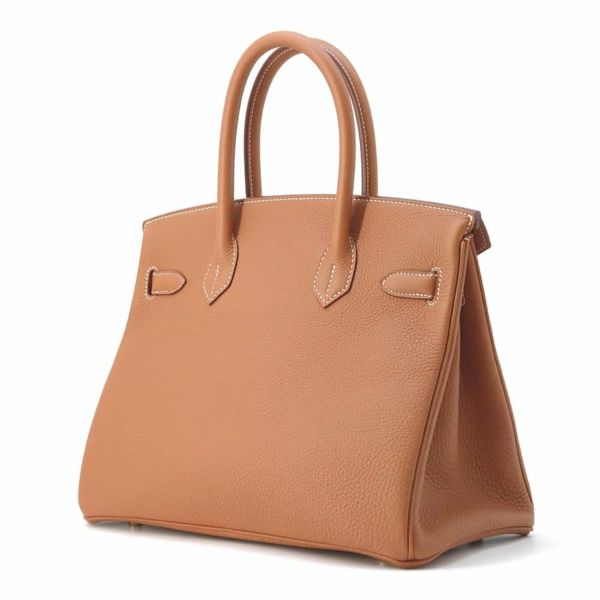 エルメス バーキン30 ゴールド/ゴールド金具 トゴ B刻印 HERMES Birkin ハンドバッグ