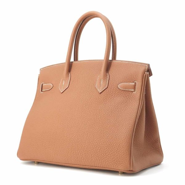 エルメス バーキン30 ゴールド/ゴールド金具 トゴ W刻印 HERMES Birkin ハンドバッグ