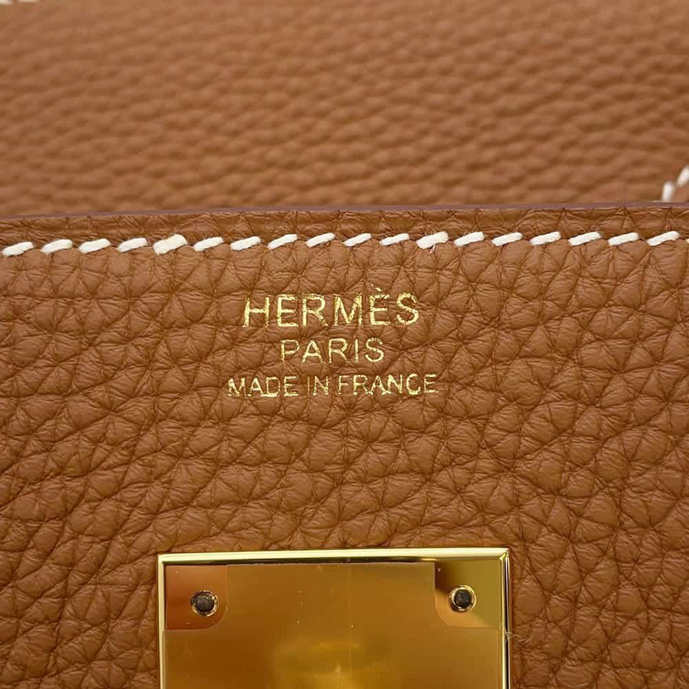 エルメス バーキン30 ゴールド/ゴールド金具 トゴ W刻印 HERMES Birkin ハンドバッグ