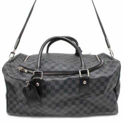 ルイヴィトン ボストンバッグ ダミエ・グラフィット ロードスター50 N48189 LOUIS VUITTON 旅行バッグ 黒 ブラック 2way  安心保証 | 中古・新品ブランド販売ギャラリーレア公式通販