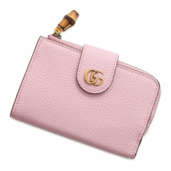 グッチ 二つ折り財布 バンブー付き ダブルG ミディアム ウォレット 739498 GUCCI 財布 | 中古・新品ブランド販売ギャラリーレア公式通販