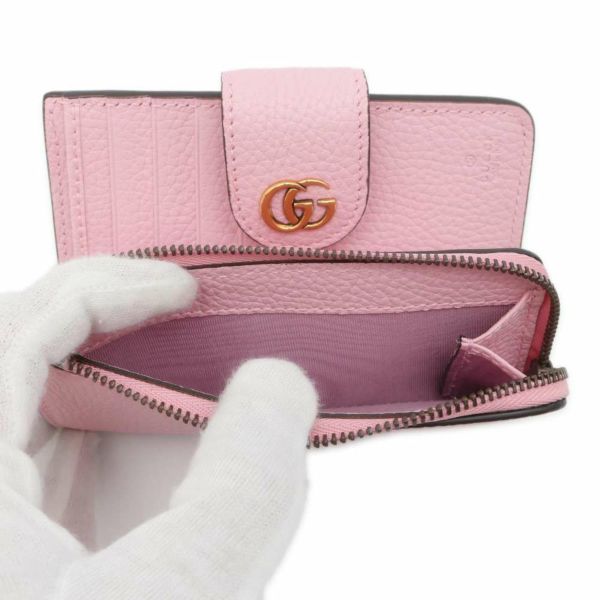 グッチ 二つ折り財布 バンブー付き ダブルG ミディアム ウォレット 739498 GUCCI 財布