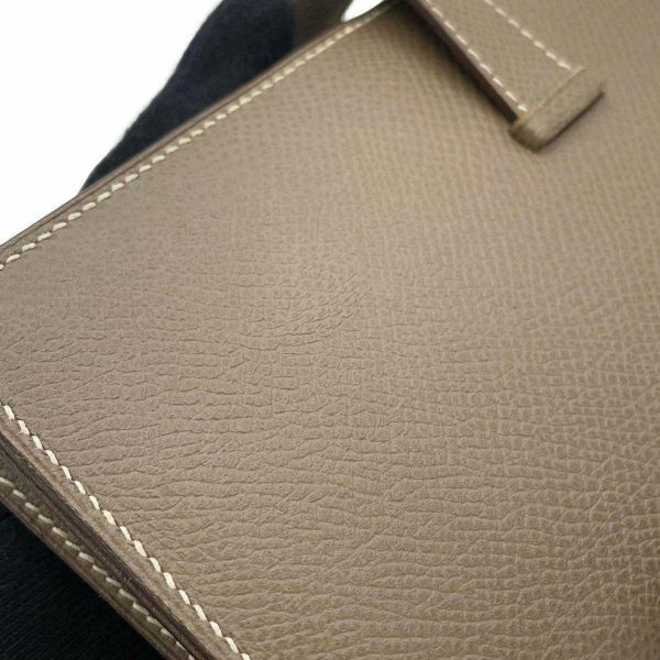 エルメス 長財布 ベアンスフレ エトゥープ/シルバー金具 エプソン A刻印 HERMES 財布