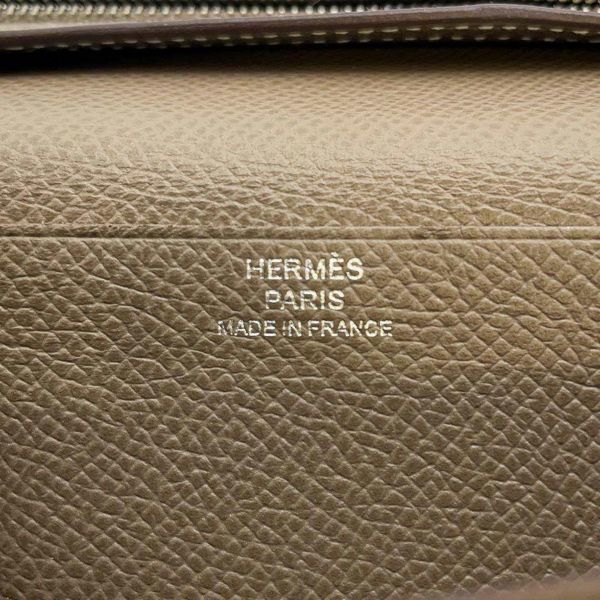 エルメス 長財布 ベアンスフレ エトゥープ/シルバー金具 エプソン A刻印 HERMES 財布