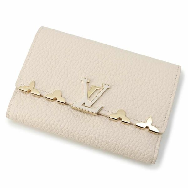 ルイヴィトン 三つ折り財布 トリヨンレザー ポルトフォイユ・カプシーヌ コンパクト M11363 LOUIS VUITTON WALLET 安心保証  | 中古・新品ブランド販売ギャラリーレア公式通販