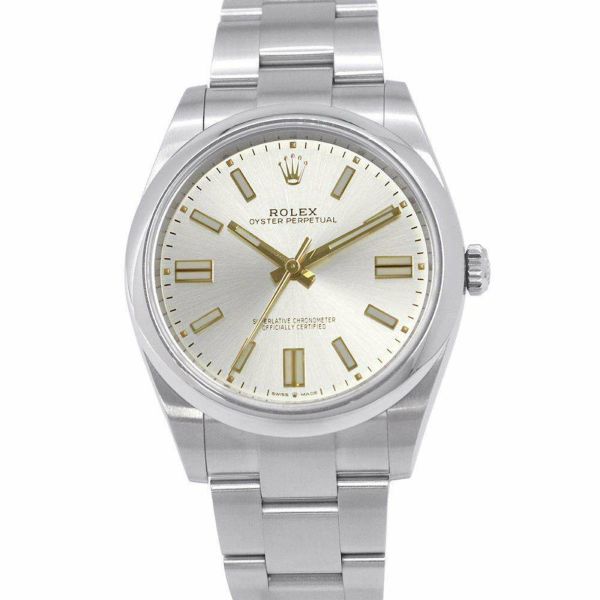 ロレックス オイスターパーペチュアル41 ランダムシリアル ルーレット 124300 ROLEX 腕時計 シルバー文字盤