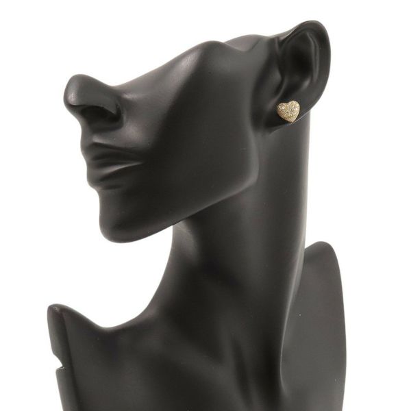 カルティエ ピアス ハート パヴェ ダイヤモンド K18YGイエローゴールド Cartier ジュエリー