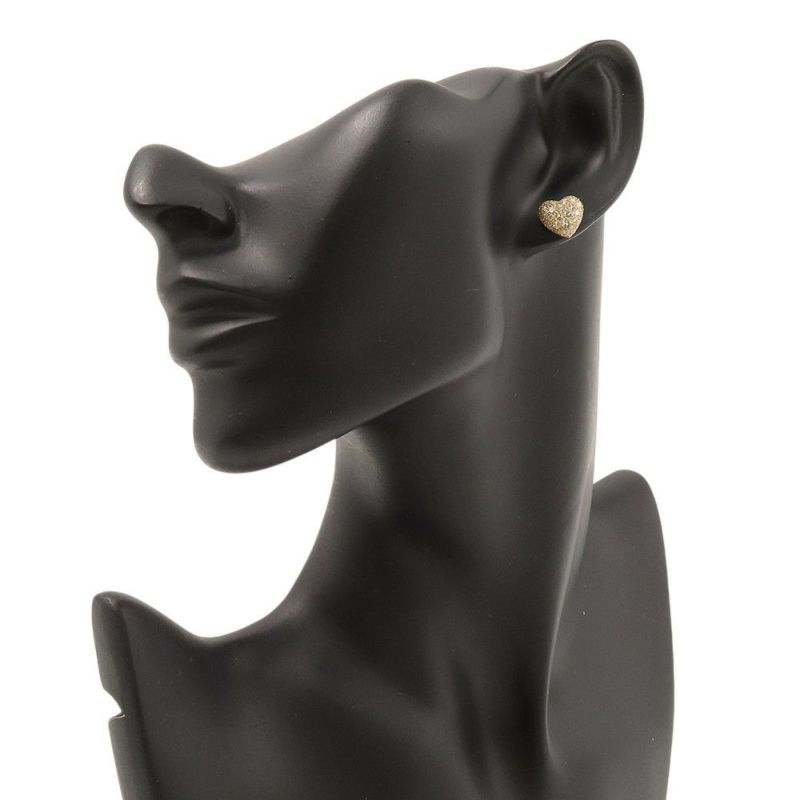 カルティエ ピアス ハート パヴェ ダイヤモンド K18YGイエローゴールド Cartier ジュエリー