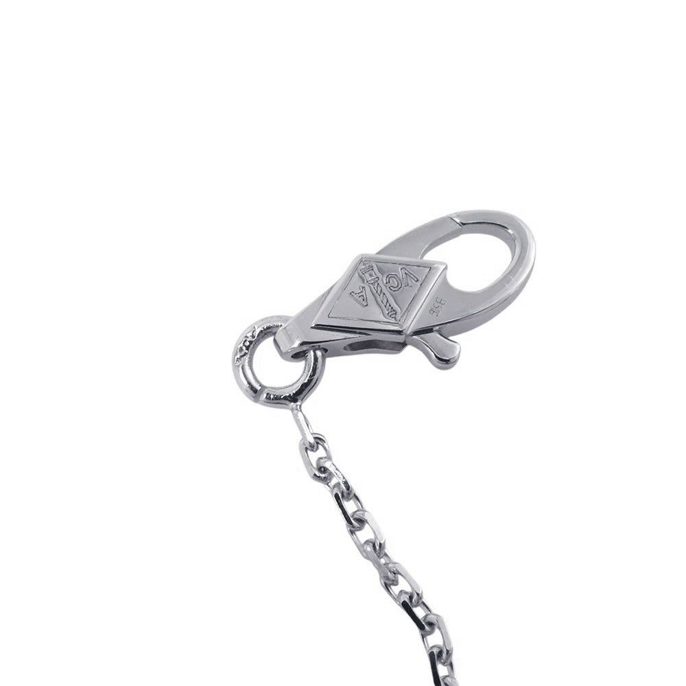 ヴァンクリーフ&アーペル ネックレス スウィート パピヨン ペンダント ターコイズ K18WGホワイトゴールド VCARF80500