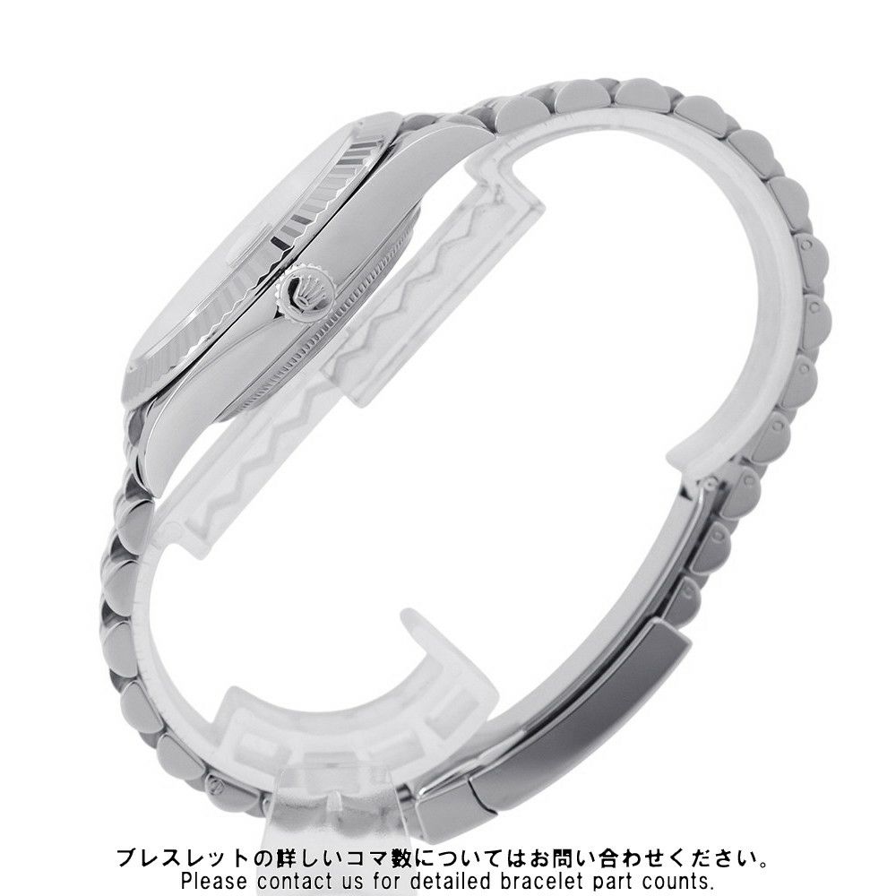 ロレックス デイトジャスト41 SS/K18WG ランダムシリアル ルーレット 126334 ROLEX 腕時計 ミントグリーン文字盤