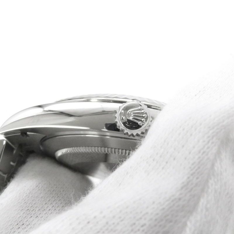 ロレックス デイトジャスト41 SS/K18WG ランダムシリアル ルーレット 126334 ROLEX 腕時計 ミントグリーン文字盤