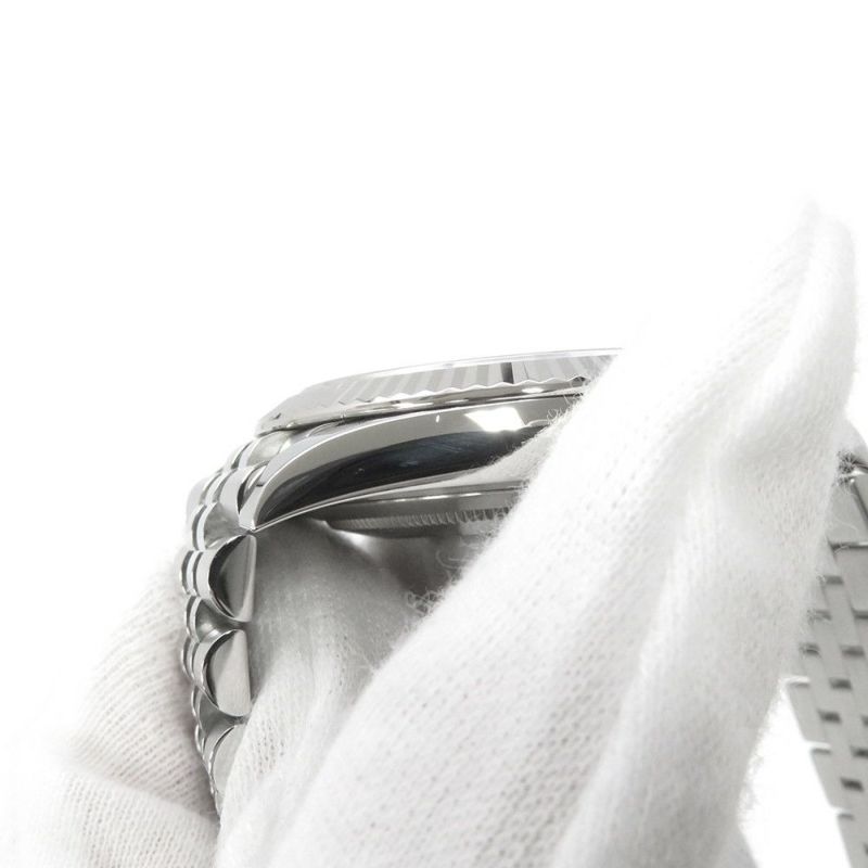 ロレックス デイトジャスト41 SS/K18WG ランダムシリアル ルーレット 126334 ROLEX 腕時計 ミントグリーン文字盤