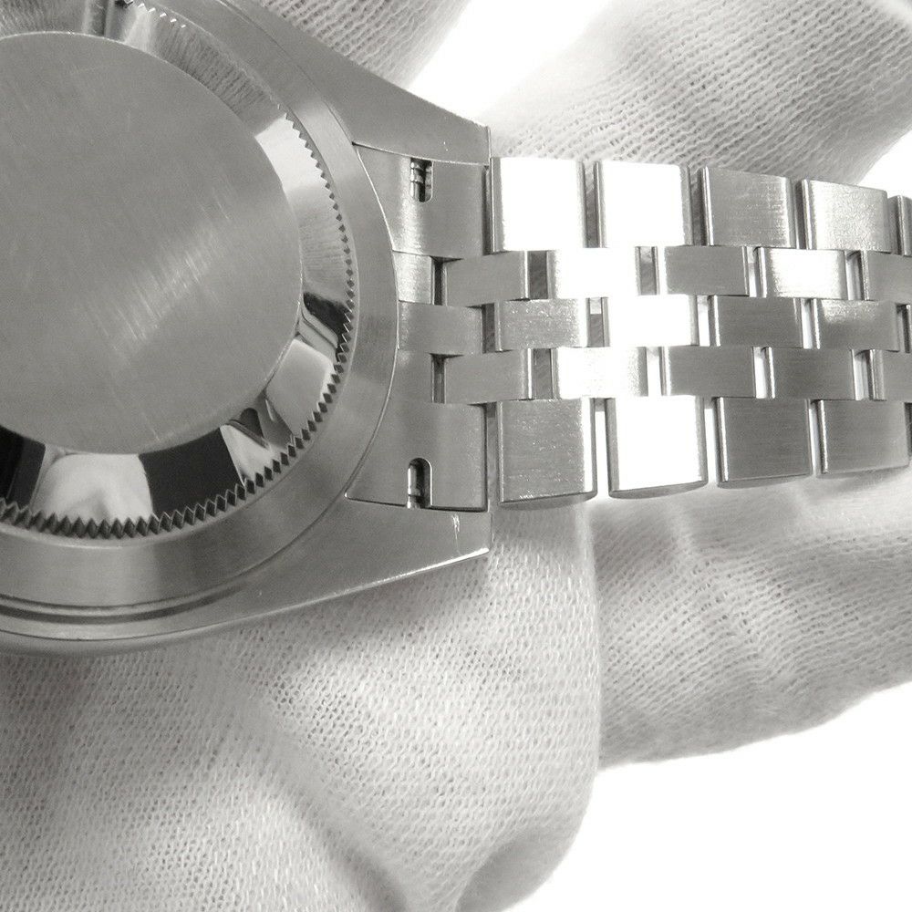 ロレックス デイトジャスト41 SS/K18WG ランダムシリアル ルーレット 126334 ROLEX 腕時計 ミントグリーン文字盤