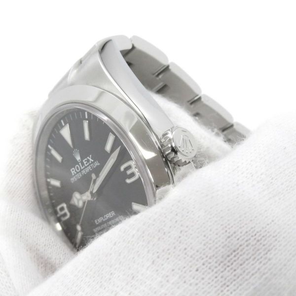 ロレックス エクスプローラー1 ランダムシリアル ルーレット 214270 ROLEX 腕時計 黒文字盤