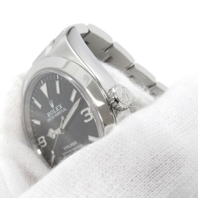 ロレックス エクスプローラー1 ランダムシリアル ルーレット 214270 ROLEX 腕時計 黒文字盤