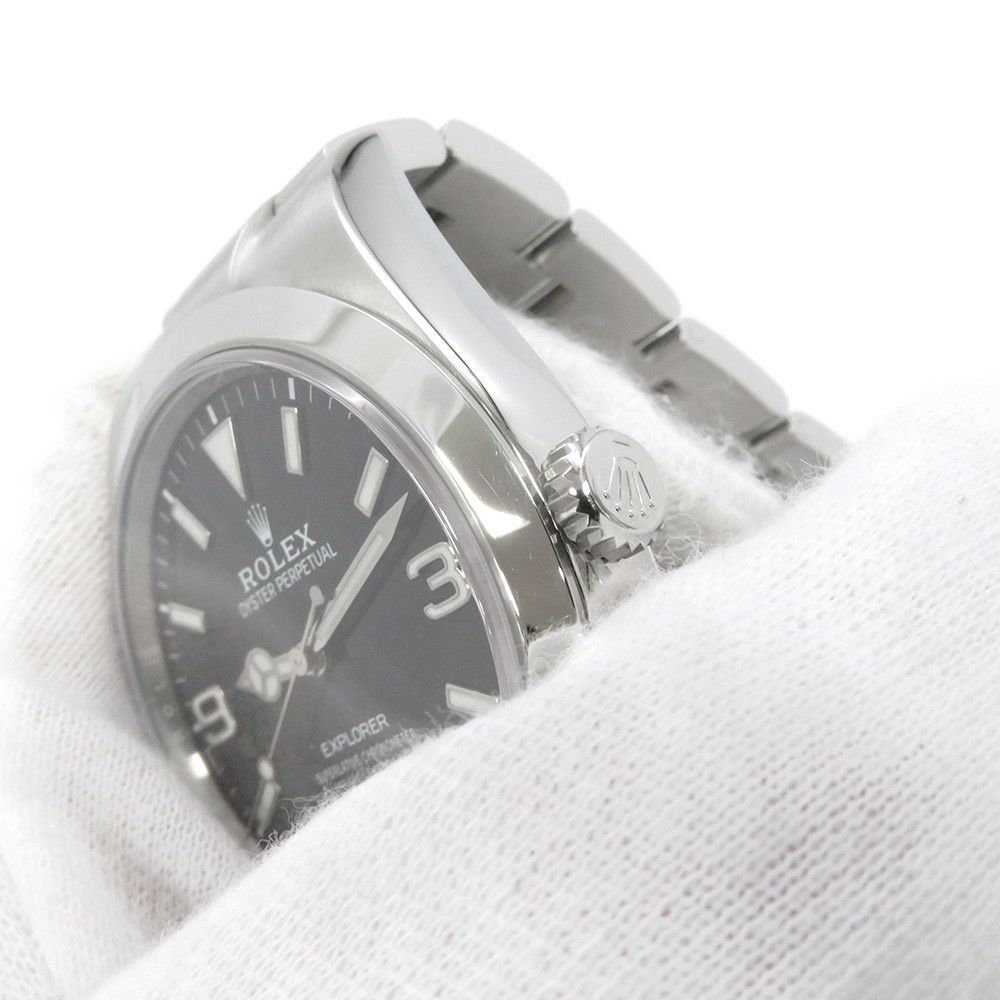 ロレックス エクスプローラー1 ランダムシリアル ルーレット 214270 ROLEX 腕時計 黒文字盤