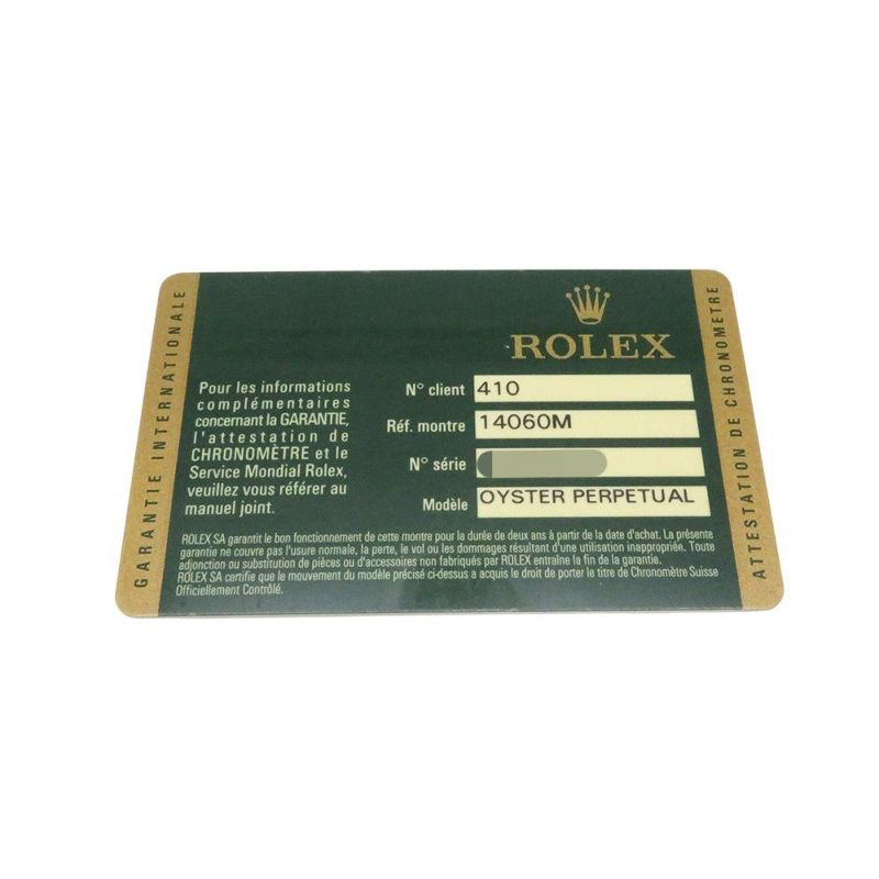 ロレックス サブマリーナ ノンデイト ランダムシリアル ルーレット 14060M ROLEX 腕時計 黒文字盤