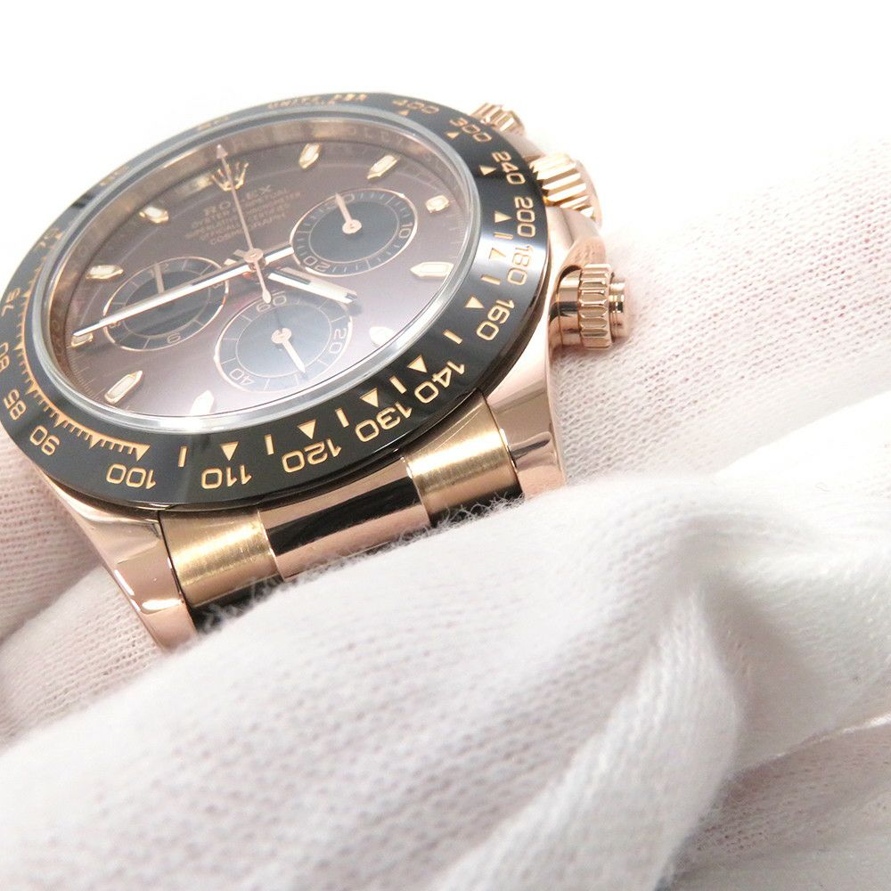 ロレックス コスモグラフ デイトナ ランダムシリアル ルーレット 116515LN ROLEX 腕時計 チョコレート/ブラック文字盤