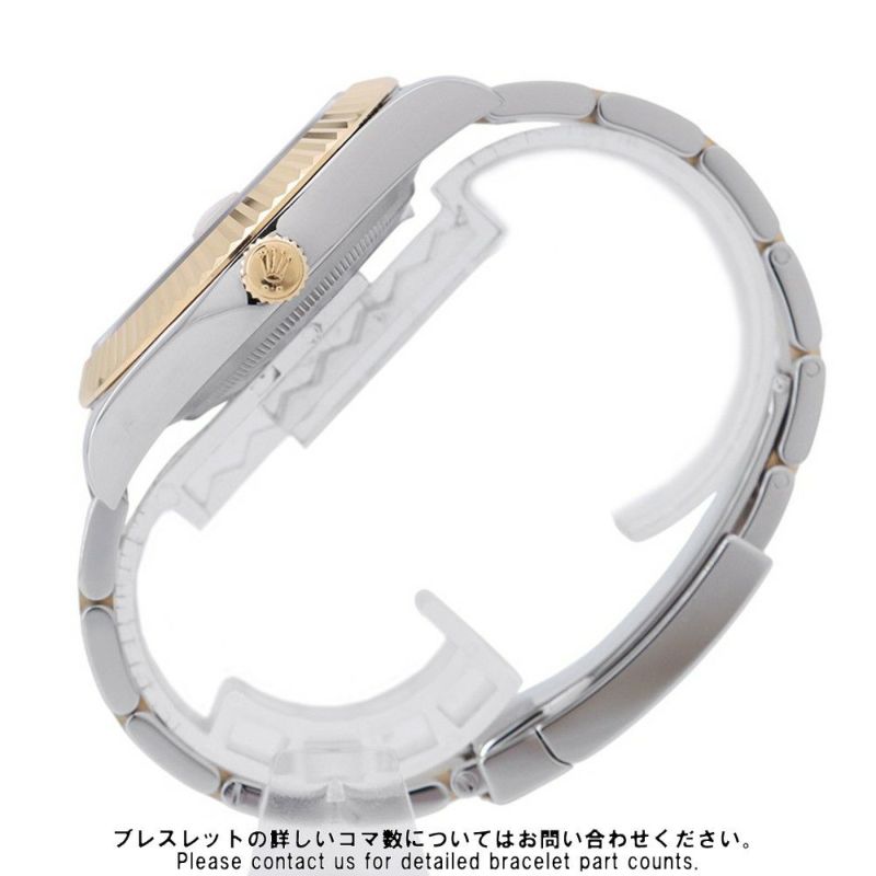 ロレックス デイトジャスト II SS/K18YG 116333G ROLEX 腕時計 シャンパン文字盤 10Pダイヤ