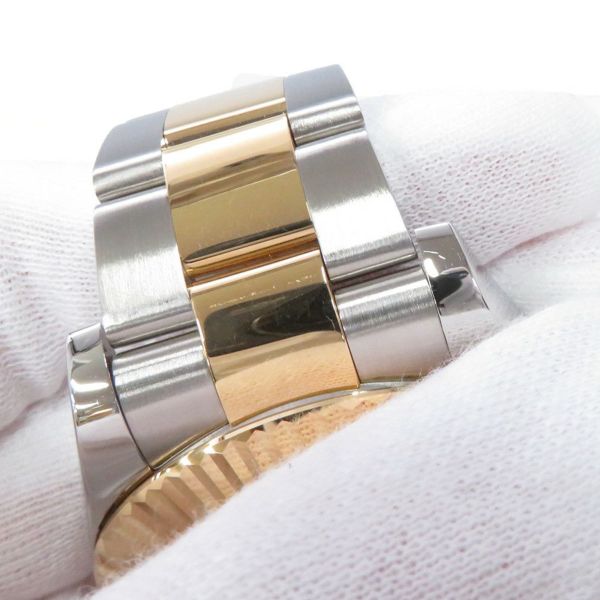 ロレックス デイトジャスト II SS/K18YG 116333G ROLEX 腕時計 シャンパン文字盤 10Pダイヤ