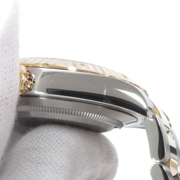 ロレックス デイトジャスト II SS/K18YG 116333G ROLEX 腕時計 シャンパン文字盤 10Pダイヤ