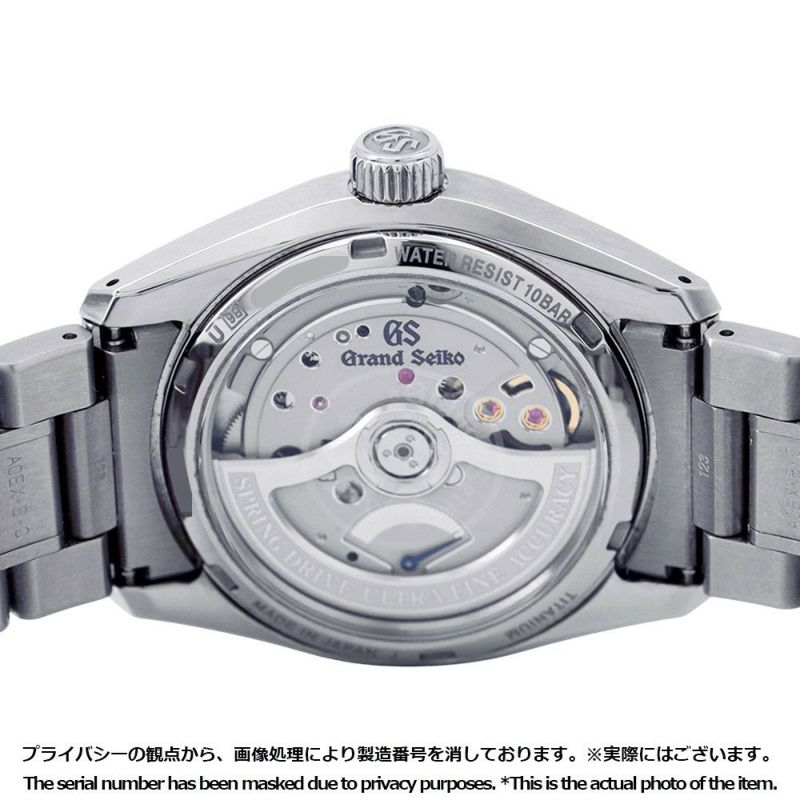 セイコー グランドセイコー エボリューション9 コレクション スプリングドライブ U.F.A. SLGB003 ブルー文字盤