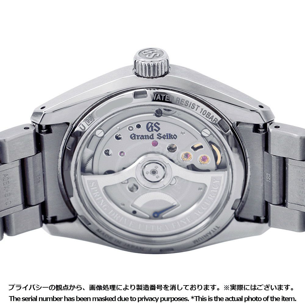 セイコー グランドセイコー エボリューション9 コレクション スプリングドライブ U.F.A. SLGB003 ブルー文字盤