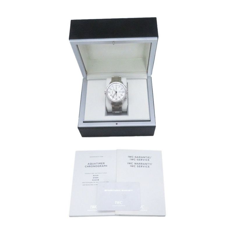 IWC アクアタイマー・クロノグラフ IW376802 腕時計 シルバー文字盤