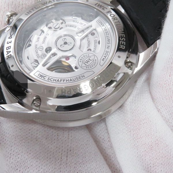 IWC ポルトギーゼ・クロノグラフ IW371609 腕時計 黒文字盤