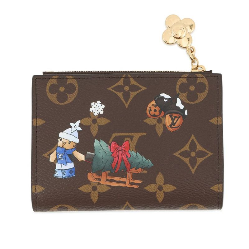 ルイヴィトン 二つ折り財布 モノグラム ヴィヴィエンヌ ポルトフォイユ・リサ M15334 LOUIS VUITTON