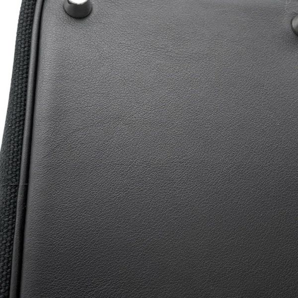 エルメス ハンドバッグ ピコタンロックPM カーゴ ブラック/シルバー金具 トワルゴエラン/スイフト U刻印 黒