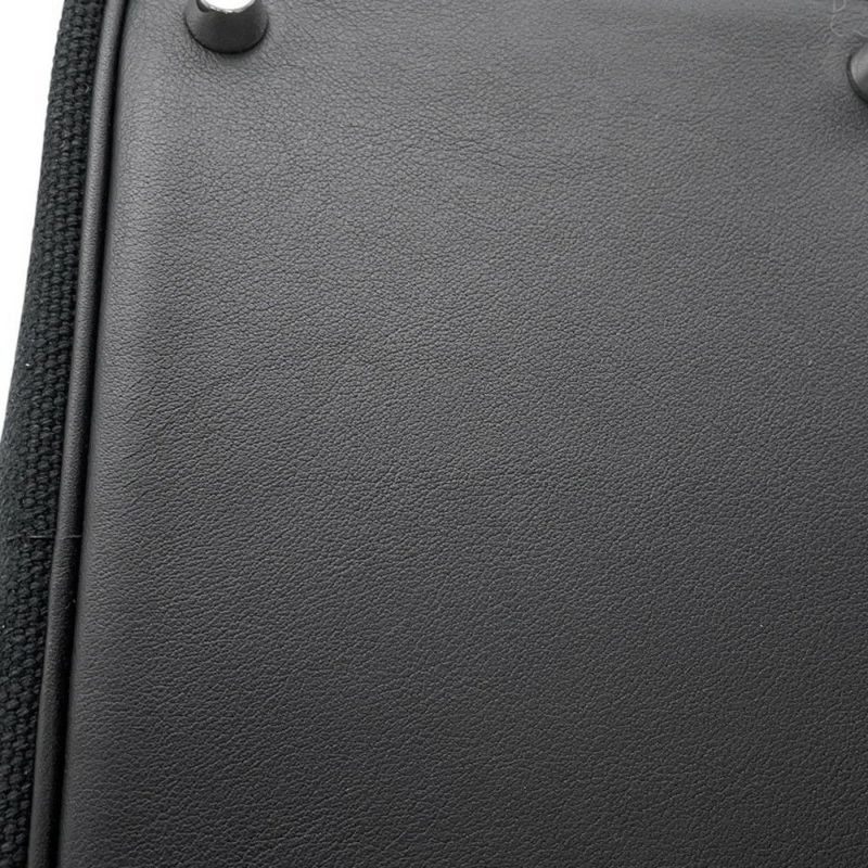 エルメス ハンドバッグ ピコタンロックPM カーゴ ブラック/シルバー金具 トワルゴエラン/スイフト U刻印 黒