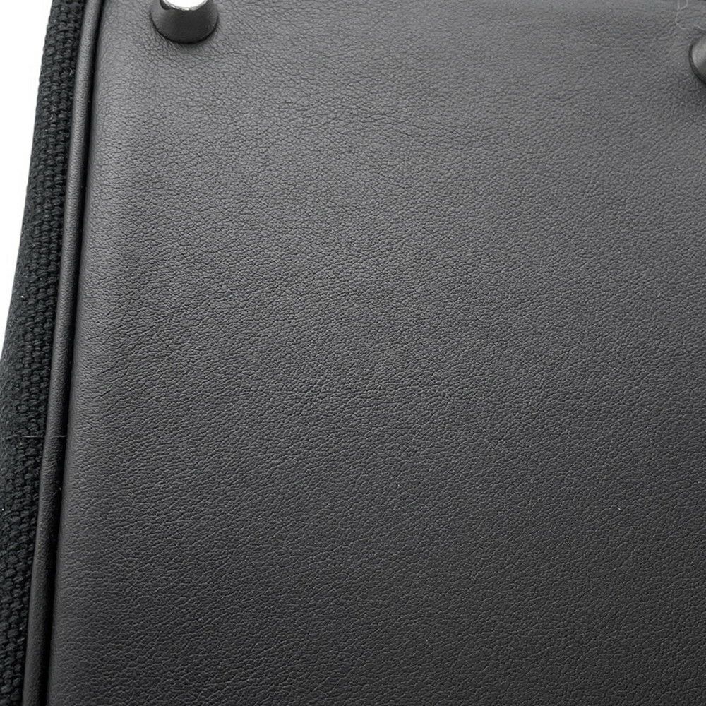 エルメス ハンドバッグ ピコタンロックPM カーゴ ブラック/シルバー金具 トワルゴエラン/スイフト U刻印 黒