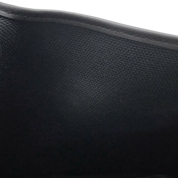 エルメス ハンドバッグ ピコタンロックPM カーゴ ブラック/シルバー金具 トワルゴエラン/スイフト U刻印 黒