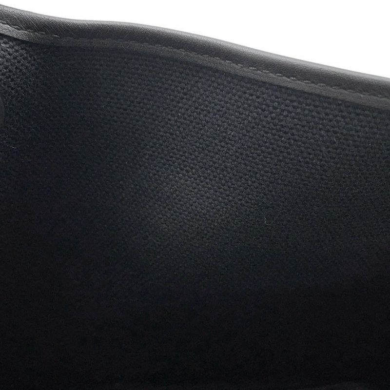 エルメス ハンドバッグ ピコタンロックPM カーゴ ブラック/シルバー金具 トワルゴエラン/スイフト U刻印 黒