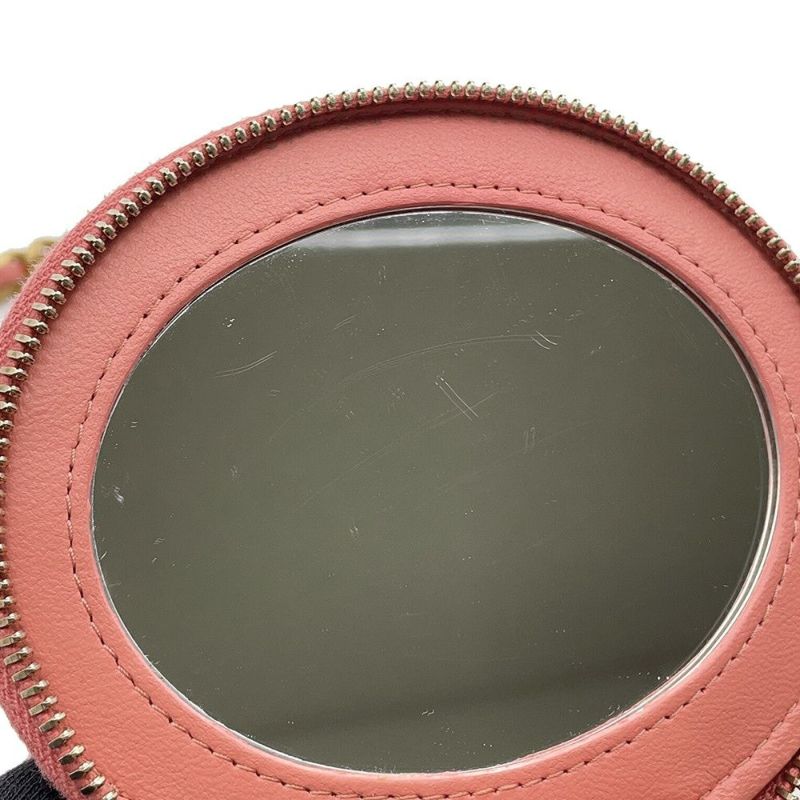 シャネル チェーンショルダーバッグ ココマーク マトラッセ トップハンドル バニティ CHANEL