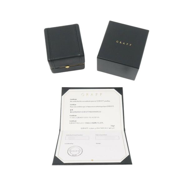 グラフ リング ワイルドフラワー トリプル ダイヤモンド リング ダイヤ 計0.86ct K18WG サイズ約10号 RGR841 指輪