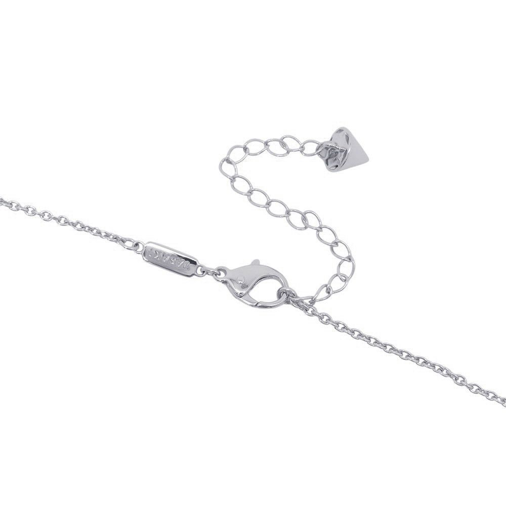 タサキ ネックレス ア・シークレット ペンダント あこや真珠/ダイヤモンド 4P 計0.05ct パール K18WGホワイトゴールド TASAKI