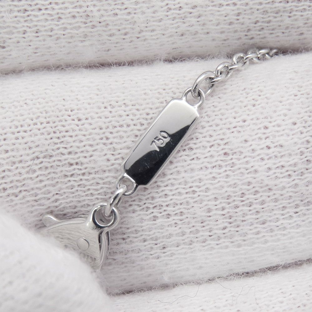 タサキ ネックレス ア・シークレット ペンダント あこや真珠/ダイヤモンド 4P 計0.05ct パール K18WGホワイトゴールド TASAKI