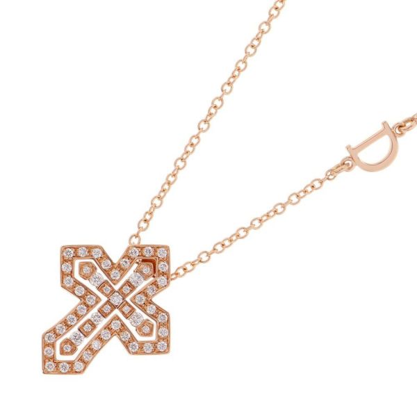 ダミアーニ ネックレス ベル エポック クラウン S ダイヤモンド 計0.28ct K18PGピンクゴールド 20089079 ペンダント