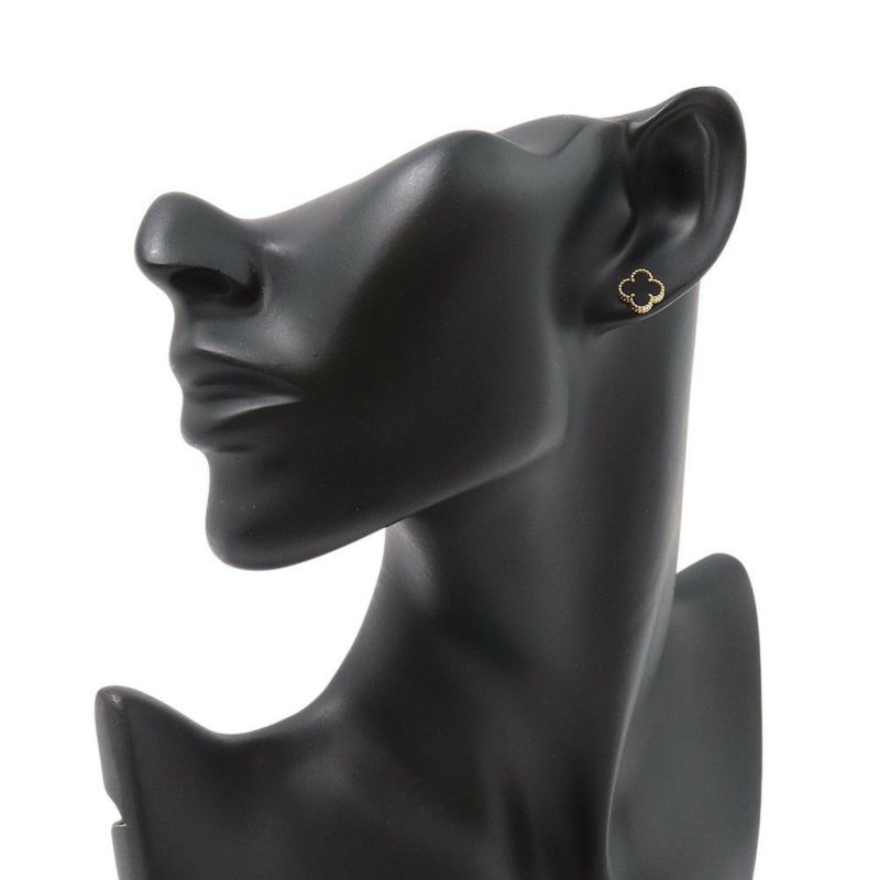 ヴァンクリーフ&アーペル ピアス スウィート アルハンブラ ピアス オニキス K18YGイエローゴールド VCARA44900 ジュエリー